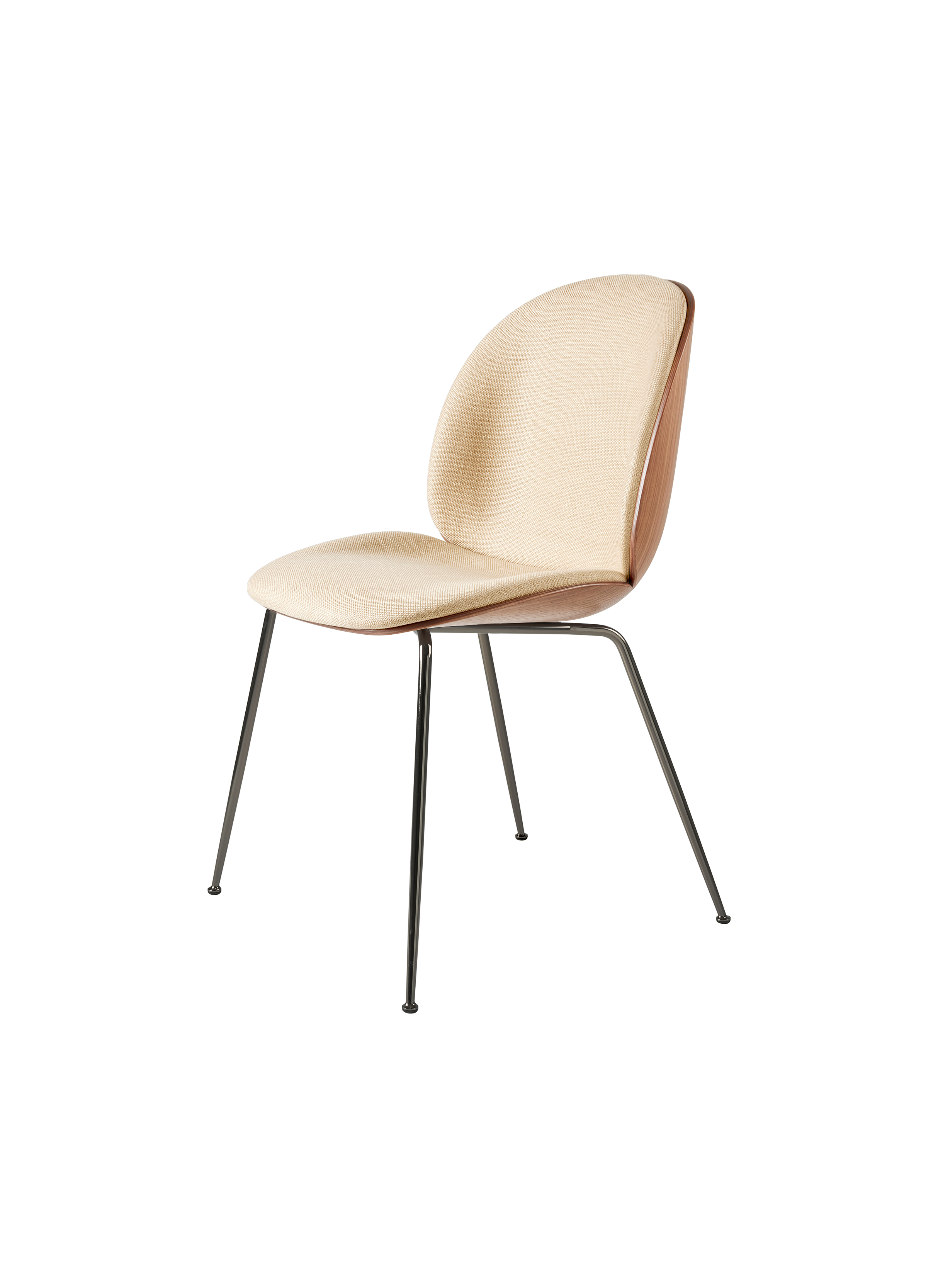 GUBI Beetle Dining Chair, Front Upholstered